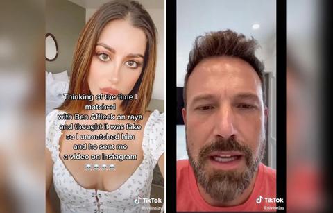 matthew perry dating app raya tiktok kitty nicole ben affleck video r