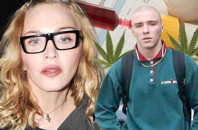 Madonna Drug Testing Kids Rocco Ritchie Arrested Marijuana Video