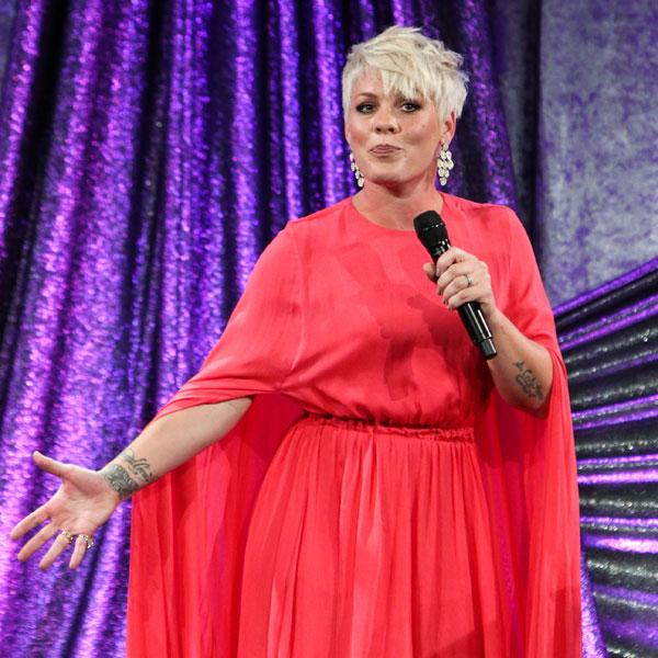 Pink Attends Pop Awards And Battles Fat Shamers