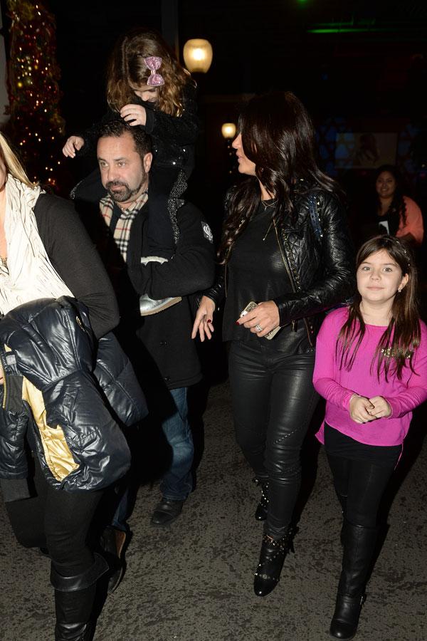 //Teresa Giudice and her husband Joe Giudice show support for their daughter Gia Giudice