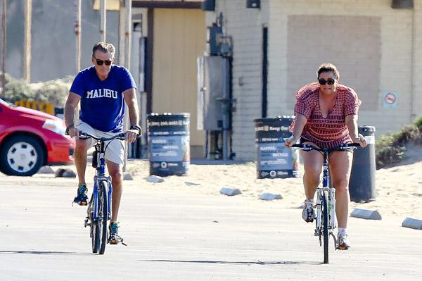 Pierce Brosnan Wife Keely Shaye Smith Bike