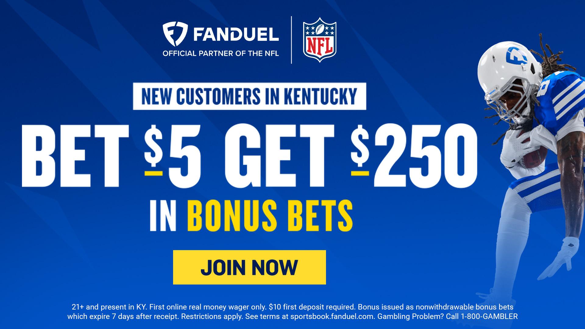 FanDuel promo code for Kentucky: Bet $5 on Bengals vs. Titans in