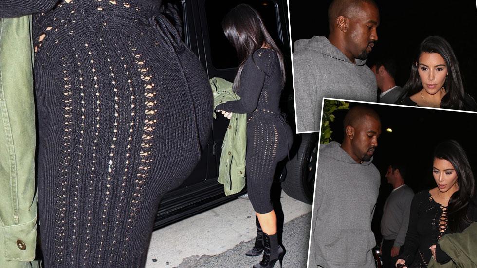 Kim Kardashian See-Through Dress