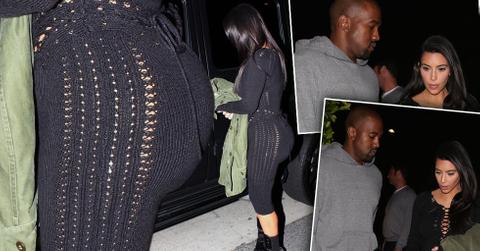 Kim Kardashian See-Through Dress
