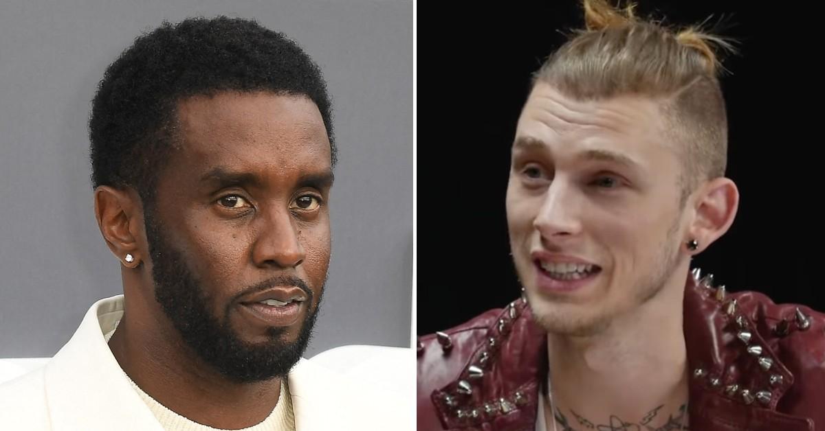 Composite photo of Sean 'Diddy' Combs and Machine Gun Kelly