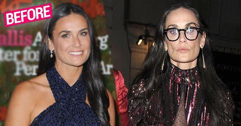 Demi Moore Face Scary Skinny Weight Loss