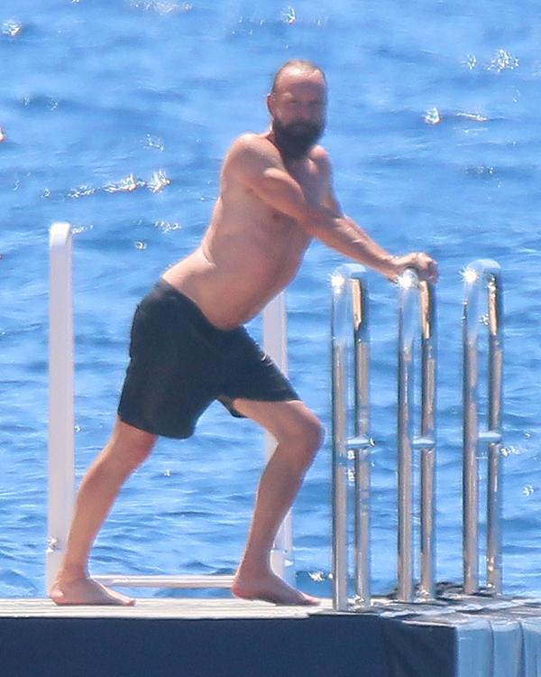 //sting shirtless boat