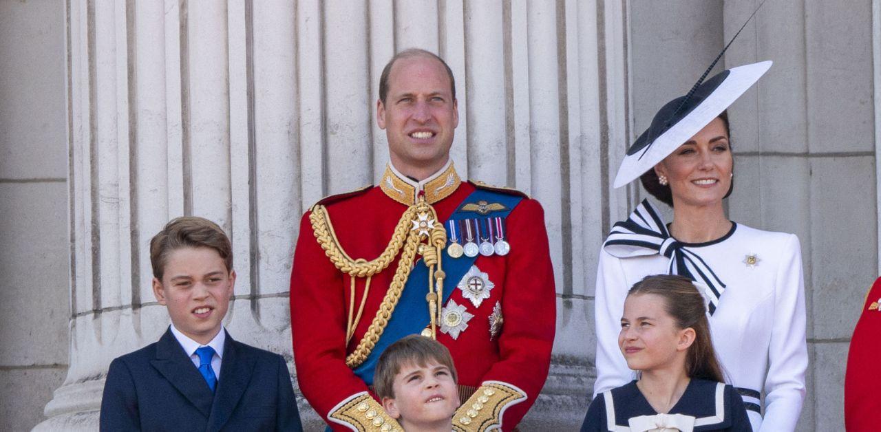 kate middleton attended trooping the colour support royal family