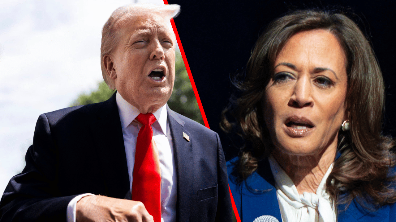 President Donald Trump, Kamala Harris