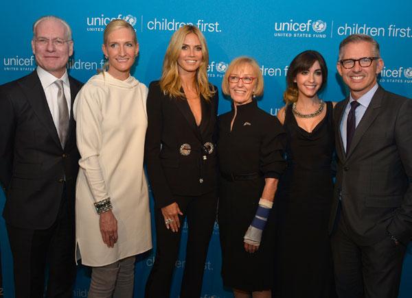 Red Sox slugger David Ortiz and his wife Tiffany Ortiz attend the UNICEF  Children's Award Dinner where Heidi Klum was presented with the 2014  Children's Champion Award by Tim Gunn at the