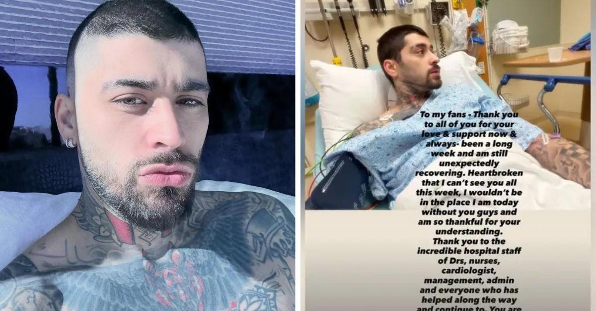 Radar Reveals What's Wrong With Zayn Malik -After the Former One Direction Singer Lands in Hospital With Mystery Health Diagnosis