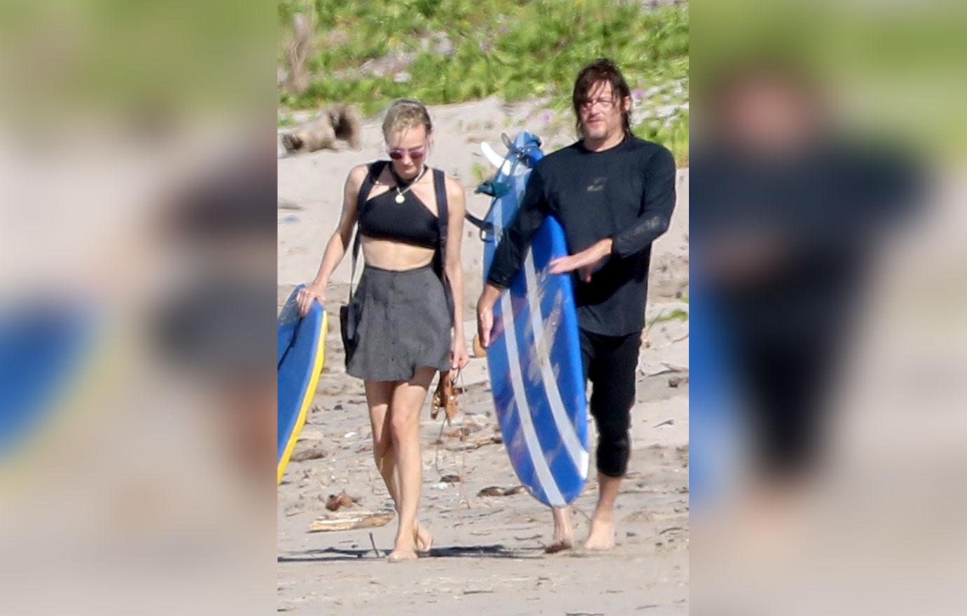 Diane Kruger and Norman Reedus Hit the Beach in Costa Rica