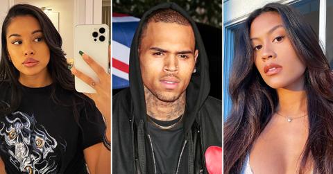 chris brown ammika harris mad expecting third child diamond brown baby mama pregnant r