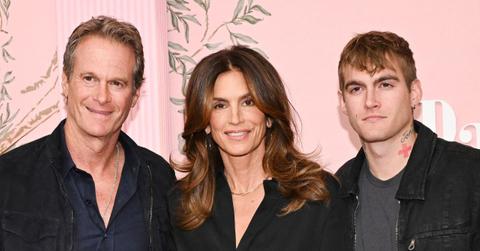 image of Rande Gerber, Cindy Crawford, and Presley Gerber
