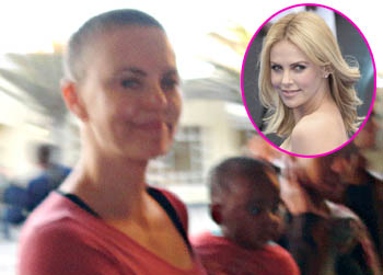 //charlize theron shaved head