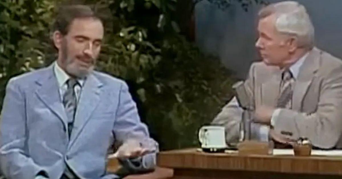 Photo of Paul Ehrlich and Johnny Carson, 1989