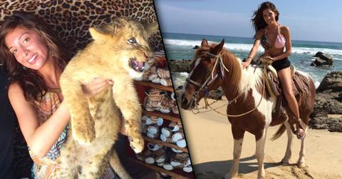 //farrah abraham lion mexico birthday vacation peta controversy