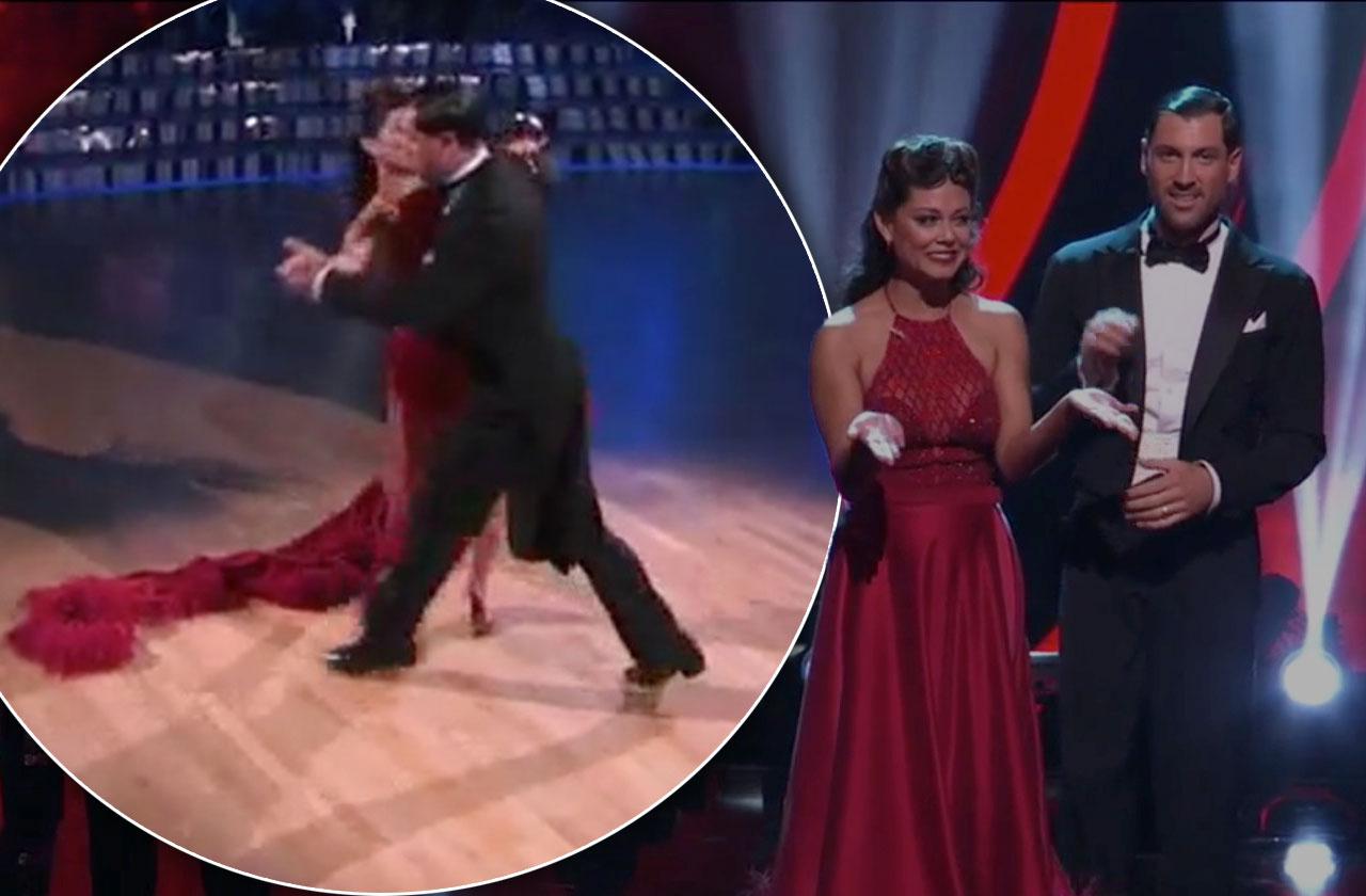 //DWTS Vanessa Lachey Wardrobe Malfunction pp