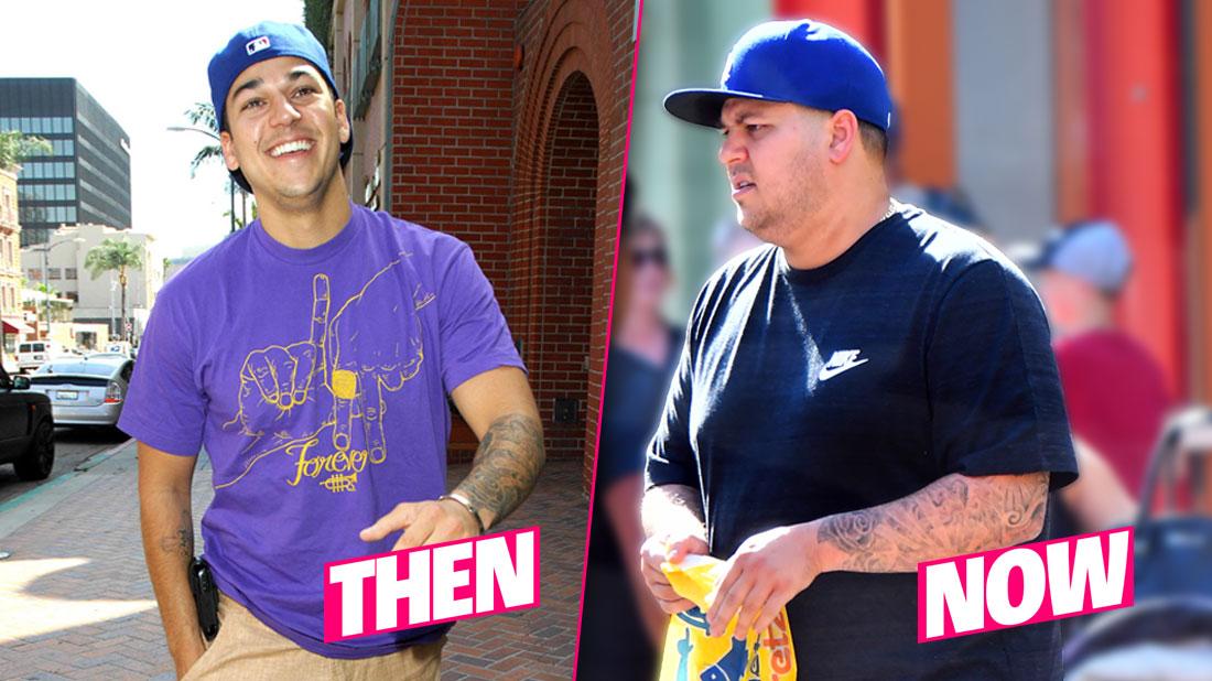 Rob Kardashian thorugh the years