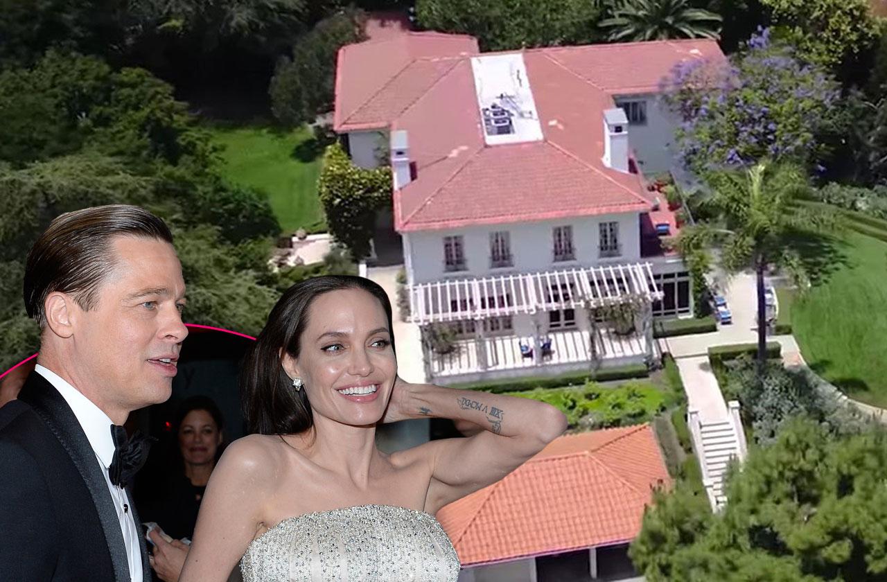 //Angelina Jolie New Home Close Brad Pitt pp