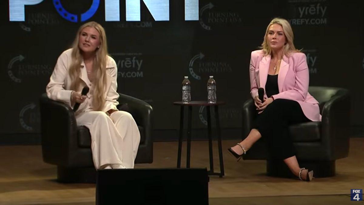 Photo of Erika Kirk and Karoline Leavitt