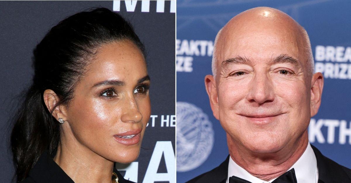 picture of Meghan Markle and Jeff bezos