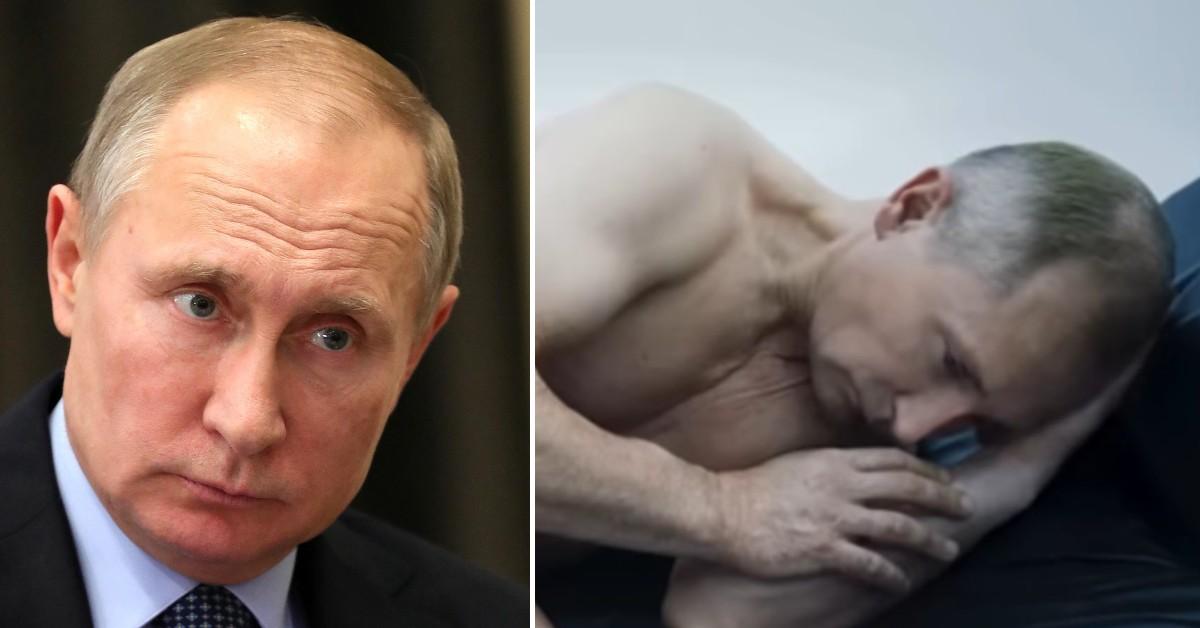 Composite photo of Vladimir Putin