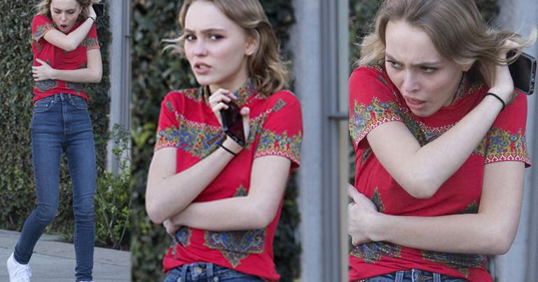 Sick & Scary Skinny! Lily Rose Depp Gets Ill In Public