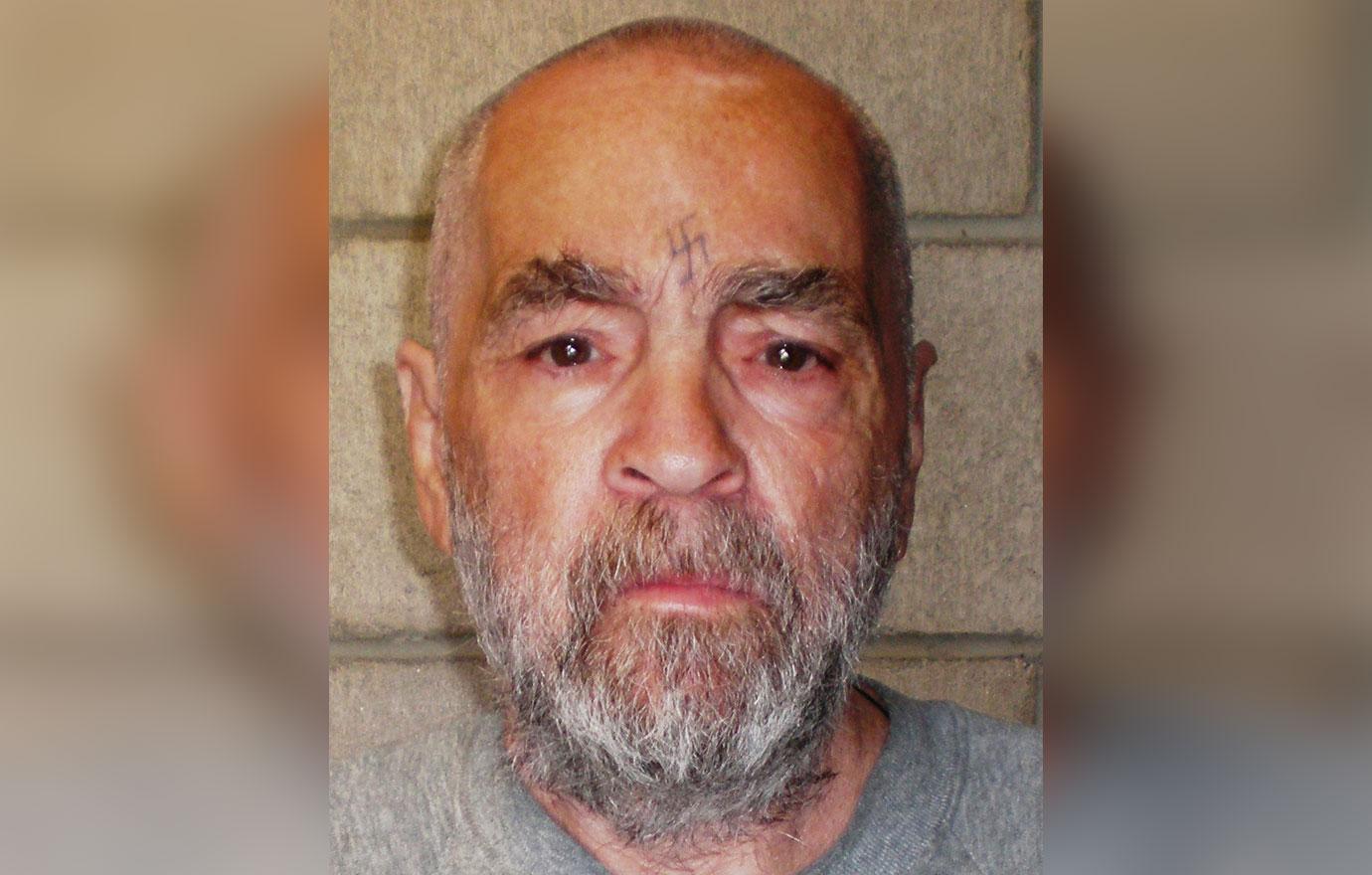 //Charles manson dead deathbed