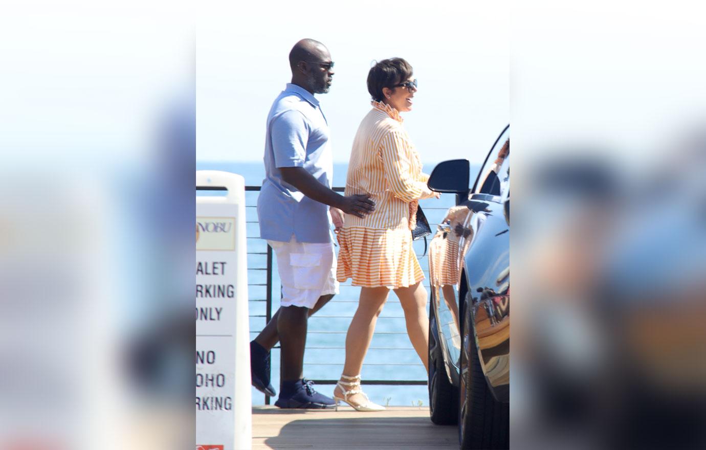 Kris Jenner Corey Gamble PDA Date