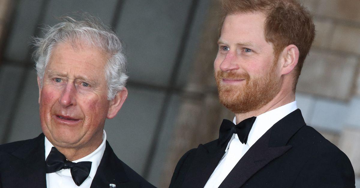Photo of Prince Harry an King Charles