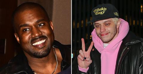 kanye west spotted pete davidson exchange pp