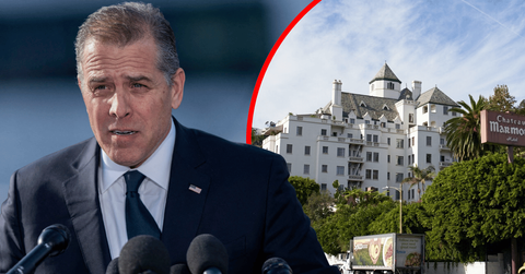 Hunter Biden checked into the Chateau Marmont with the intent of 'killing himself'.