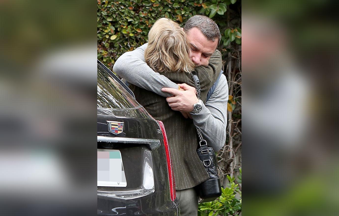 Liev Schreiber Naomi Watts Hug Kate Driver Breakup