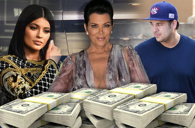 //Kris Jenner Kylie Jenner Rob Kardashian