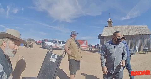 Crime Scene Photos Rust Movie Set Shooting Evidence