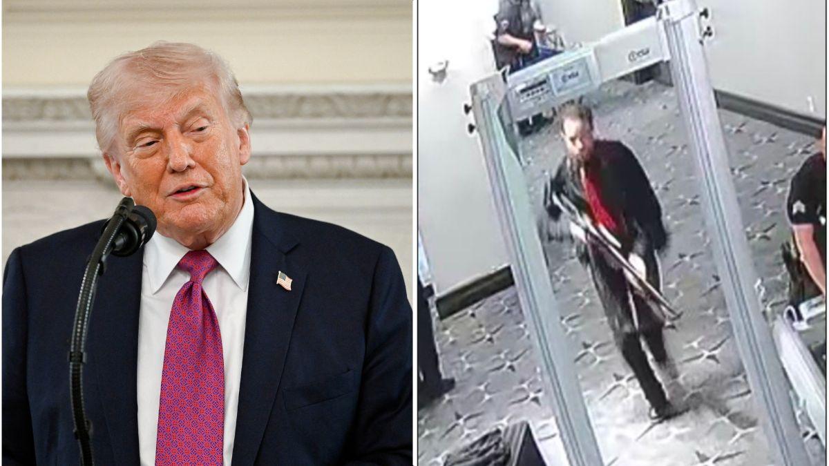 President Trump and Cole Tomas Allen