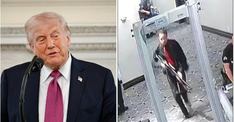 President Trump and Cole Tomas Allen