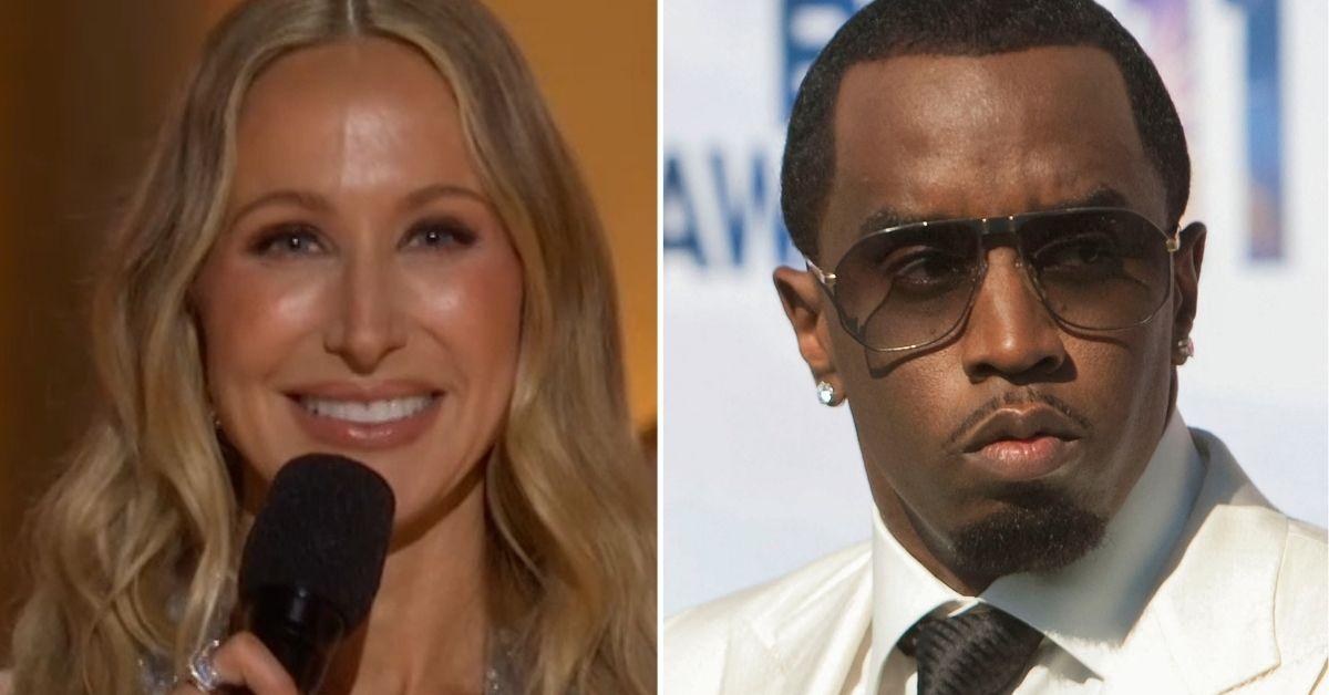 Split photo of Nikki Glaser and Sean 'DIddy' Combs.