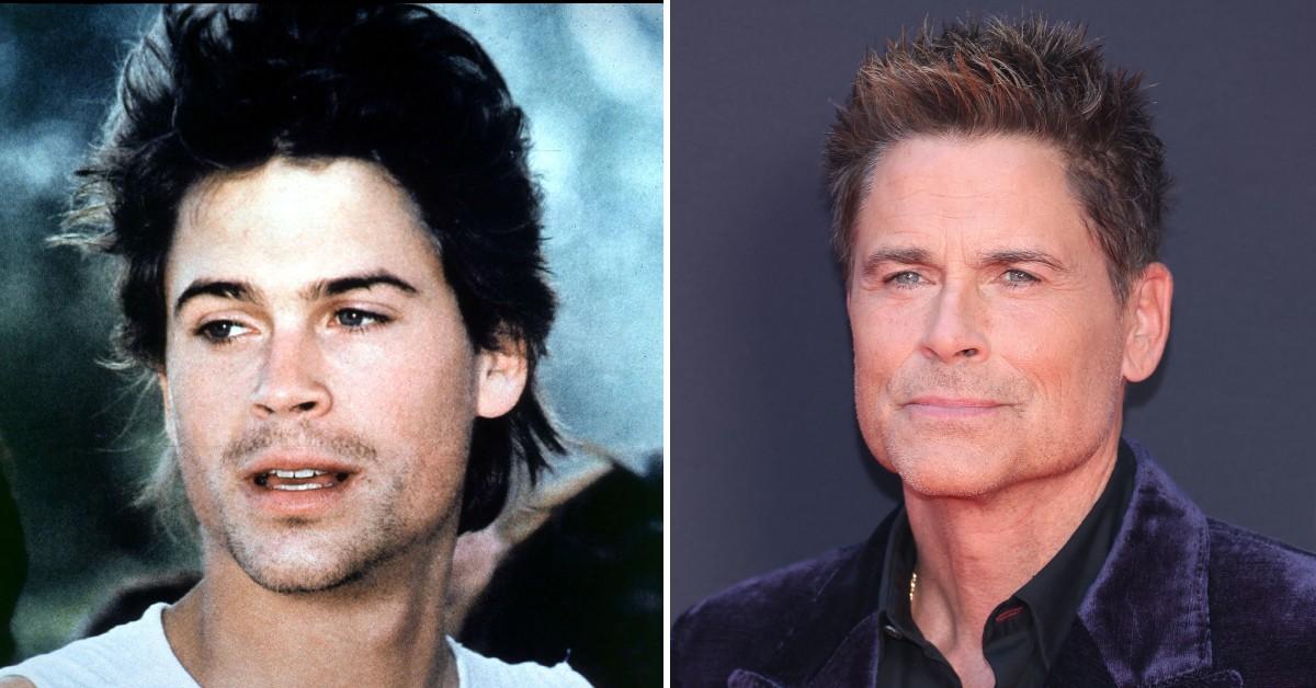 Split photo of Rob Lowe