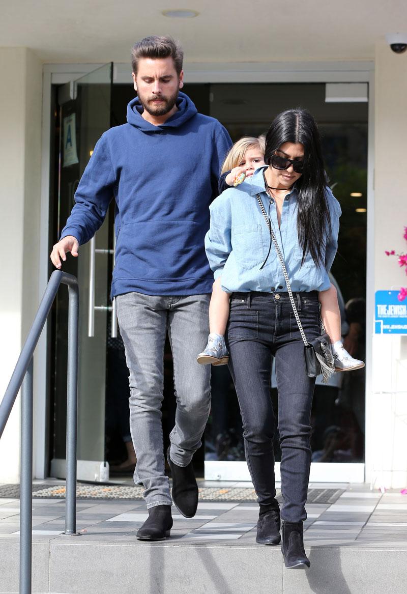 Kourtney Kardashian Scott Disick Lunch Penelope