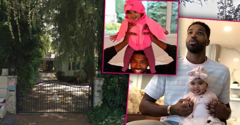 Prpety with Gate and House in the Background, With Two Insets of Tristan Thompson and True