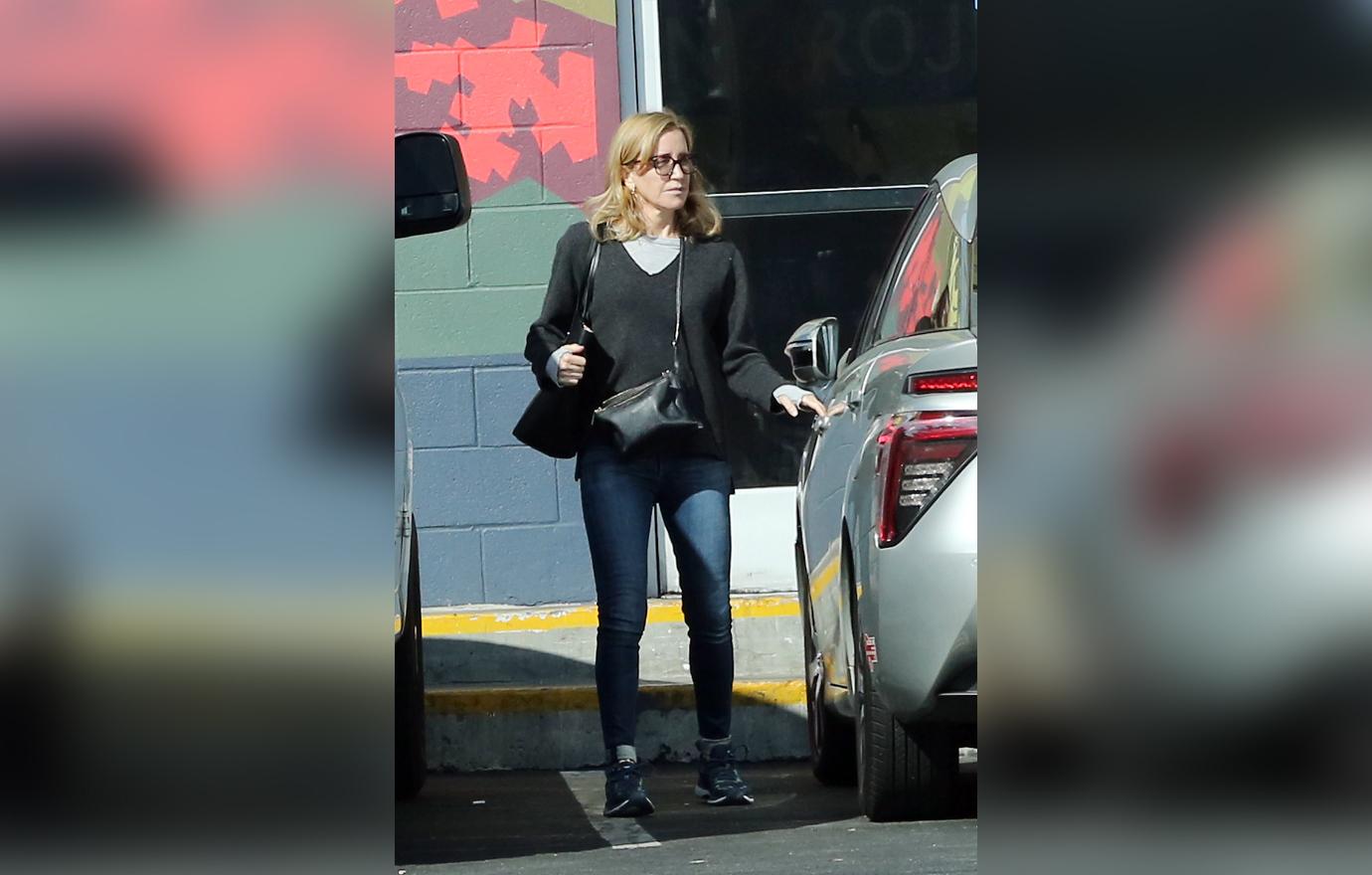 Felicity Huffman Spotted Outside Community Service Duties After Prison Stint