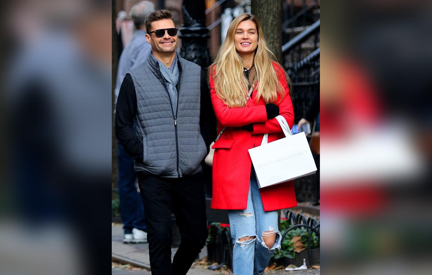 Ryan Seacrest & Girlfriend Shayna Taylor Take A Stroll