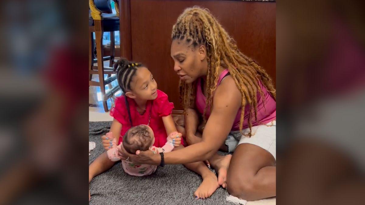 Photo of Serena Williams and Olympia Ohanian