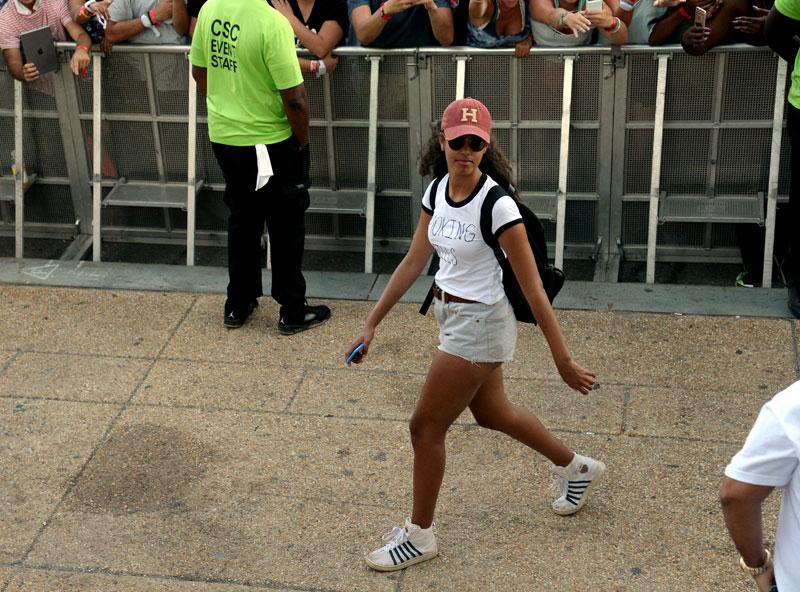 Malia Obama Partying Made In America Festival Jay Z Beyonce