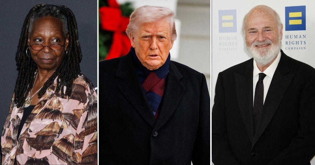 Photo of Whoopi Goldberg, Donald Trump and Rob Reiner
