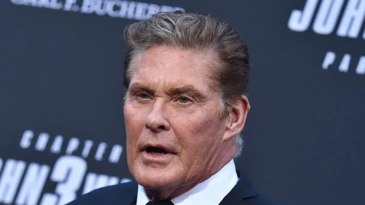 David Hasselhoff was seen using a wheelchair outside of his physical therapist's office.