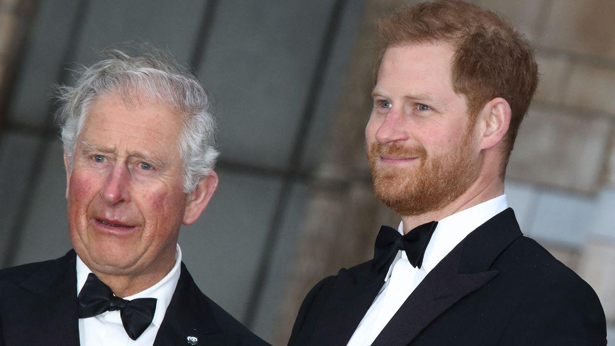 Photo of King Charles and Prince Harry