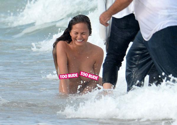 Chrissy Teigen & John Legend PDA Photo Shoot